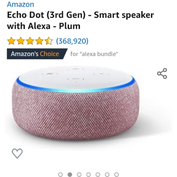 Amazon echo dot - Picture 2 of 3